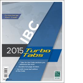 2015 International Building Code Turbo Tabs (Cover Image)