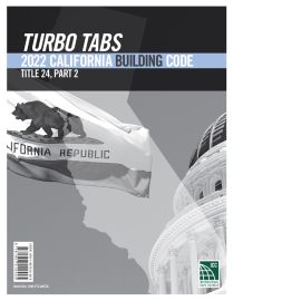 Turbo Tabs: 2022 California Building Code, Title 24, Part 2