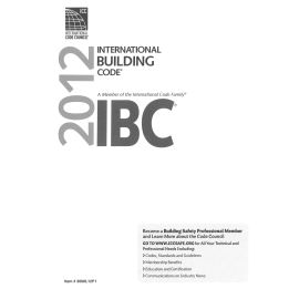 2012 International Building Code (1st printing adopted by Indiana) (Cover Image)