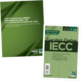 2018 International Energy Conservation Code and ANSI/ASHRAE/IES Standard 90.1-2013 - Tab Combo  (Cover Image)