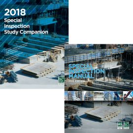 Special Inspection Manual 2018 Edition and Study Companion Combo