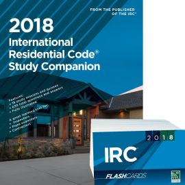 2018 International Residential Code Study Companion and Flash Card Combo (Cover Image)