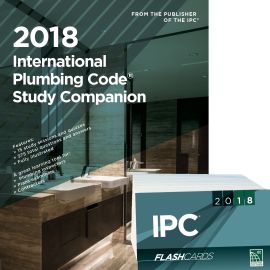 2018 International Plumbing Code Study Companion and Flash Card Combo (Cover Image)