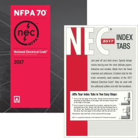 NFPA 70: National Electrical Code (NEC), 2017 & Tab Combo (Cover Image)