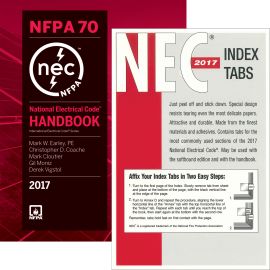 NFPA 70®: National Electrical Code® (NEC®) Handbook, 2017 Edition & Tab Combo (Cover Image)