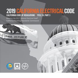 2019 California Electrical Code, Title 24, Part 3 