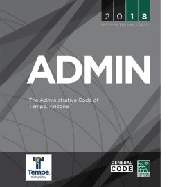 2018 City of Tempe Administrative Provisions cover image