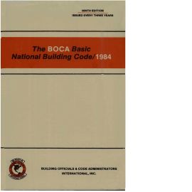 1984 Basic/National Building Code cover image