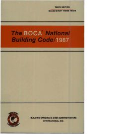 1987 National Building Code cover image