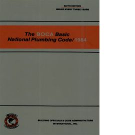 1984 BOCA Basic/National Plumbing Code cover image