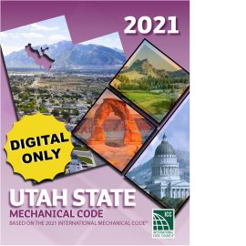 2021 Utah State Mechanical Code Based on the 2021 International Mechanical Code cover image
