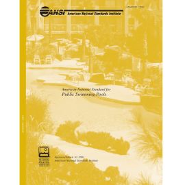 ANSI/NSPI-1 2003 Standard for Public Swimming Pools cover image