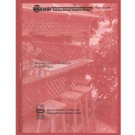 ANSI/NSPI-6 1999 Standard for Portable Spas cover image