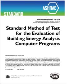 ANSI/ASHRAE 140-2014 Standard Method of Test for the Evaluation of Building Energy Analysis Computer Programs image
