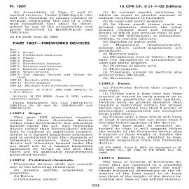 16 CFR Part 1507 (2002) - Fireworks Devices (Download)