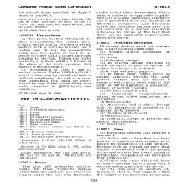 16 CFR Part 1507 (2001) - Fireworks Devices (Download)
