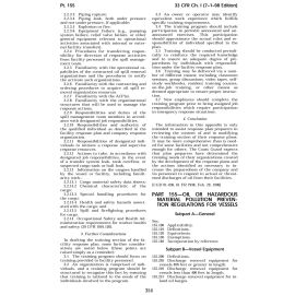 33 CFR Part 155 (1998) - Oil or Hazardous Material Pollution Prevention Reg for Vessels (Download)