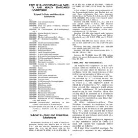 29 CFR Part 1910.1000 (2009) - Air Contaminants (Download)