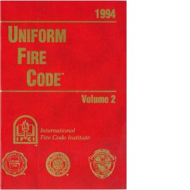1994 Uniform Fire Code Volume 2 - Standards cover image