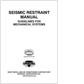 Seismic Restraint Manual Guidelines for Mechanical Systems cover image