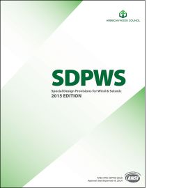 Special Design Provisions for Wind & Seismic (SDPWS) 2015 Edition (Cover Image)
