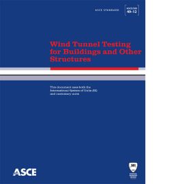 ASCE/SEI 49-12 Wind Tunnel Testing for Buildings and Other Structures Cover Image